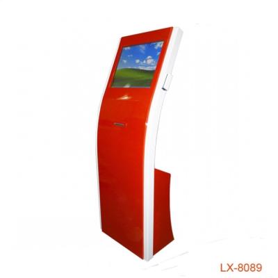 China Langxin First Class Offer Dish Electrolysis Bank Queue Kiosk Free Standing Interactive Internet Kiosk For Bank Or Hotel Touch Screen Device In POS System for sale