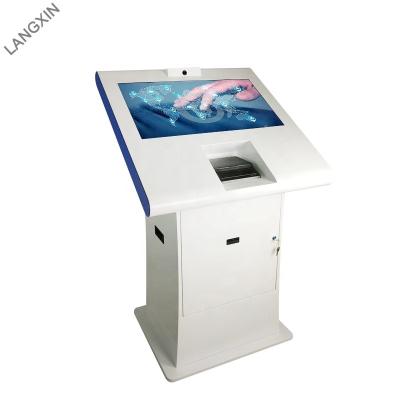 China 32inch Self Test in Hotel Kiosk with 32inch Passport Scanner ID Verification for sale