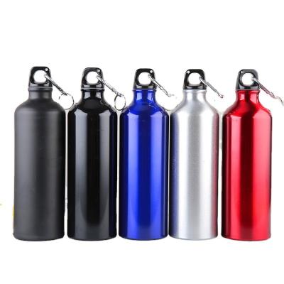 China Viable Wholesale Custom Logo Bike Aluminum Portable Drinking Water Bottle With Carabiner for sale