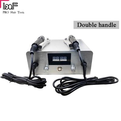 China Newest Hair Salon Two Hand Leg Hair Extension Professional Heat Iron Keratin Cold Ultrasonic Connectoer Extension Connectoer for sale