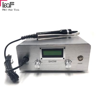 China Newest Professional Barber Hair Extension Connector Hair Machine Cold Ultrasonic Extension Brush Dreadlocks Extensions Melt Glue Tools for sale