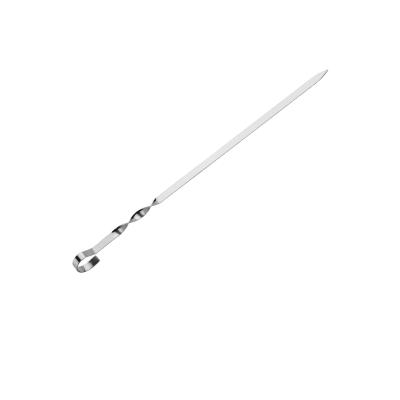 China Professional high quality easily cleaned stainless steel barbecue skewers cheap metal barbecue skewers for sale