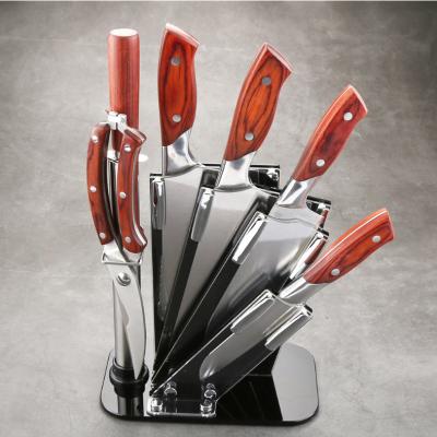 China Seven viable sets of kitchen knives, kitchen knives, stainless steel sets of kitchen knives for sale