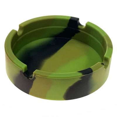 China Morden hot sales good quality silicone reusable cheap ashtray with custom logo for sale