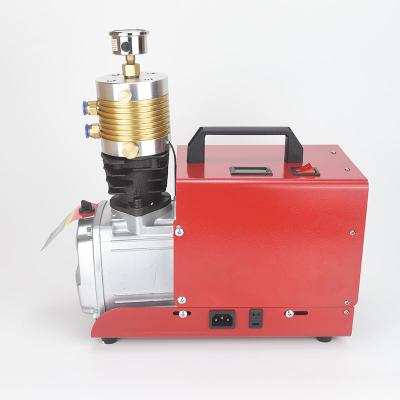 China Lubricated drop shipping 4500 psi mini scuba tank pcp 30mpa air compressor pump for air gun angin pcp marauder senapan for sale