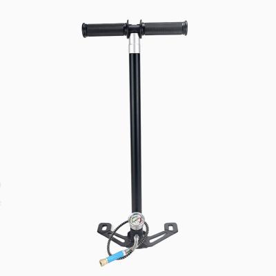 China 4 Stage Compressor 4500psi 300bar Machining Hand Pump PCP Hand Pump High Pressure Manual PCP Paintball 4 Stages for sale