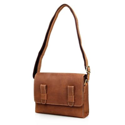 China High Quality Small Genuine Leather Cross Body Bags Men Messenger Bags for sale