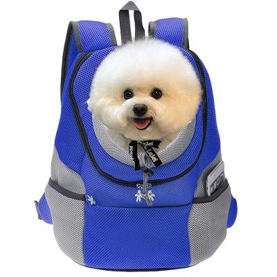 China Breathable Dogs Cats Backpacks With Head Design Breathable Pet Bag For Small Dogs Puppy Pet Carrier Backpack for sale