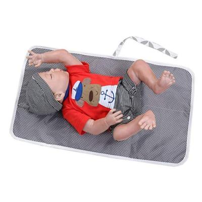 China Stripes Waterproof Padded Baby Portable Diaper Changing Mat for sale