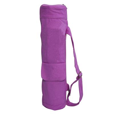 China Durable Yoga Mat Exercise Gym Bag with 2 Cargo Pockets and Earphone Holes for sale