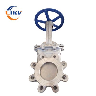 China Price List 6 Inch PN10/PN16/150LB Lug carbon steel Knife Gate Valve for sale