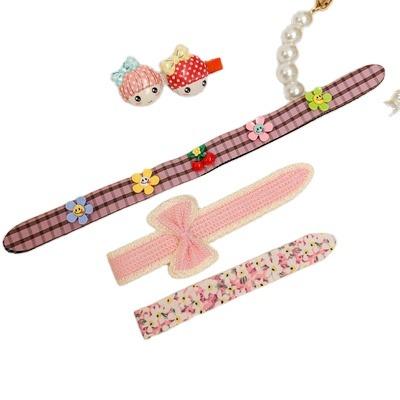 China Hair accessories children's bangs, headbands, hair artefacts, knitted bows, accessories, baby's wigs for sale