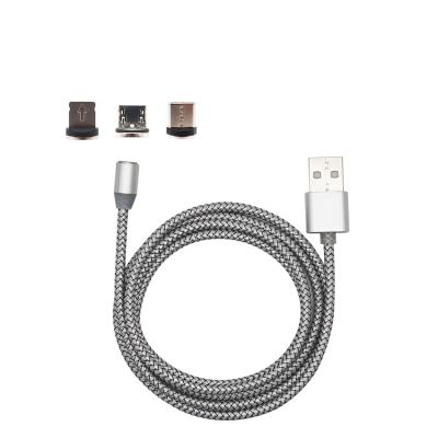 China Speed ​​Absorption Fast Charging Magnetic Charger 3 In 1 Data Lines Usb Cable Charging Line for sale