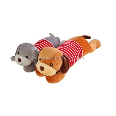 China wholesale funny browen the dog rope plush toy with bow/10cm realistic pokemon dog toy for sale