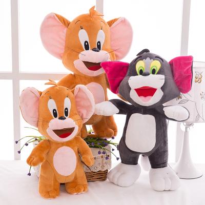 China Plush Stffed Toy Tom Cat and Jerry Mouse Stuffed Toys For Kids Custom Toy OEM for sale