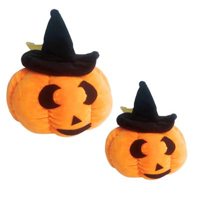 China Custom Halloween Smart Cozy Safety Decorate House Style Personality Cool Big Healthy Promotional Halloween Pumpkin Plush Toys for sale