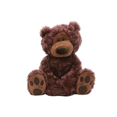 China Lovely Plush Brown Teddy Bear Plush Sitting Bear Toys Children Play for sale