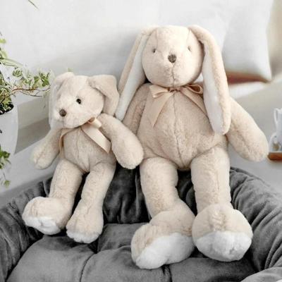 China Custom Made Simulated Birthday Stuffed Lovely Plush New Product Cute Soft Animal Baby Long Ear Bunny Toy Plush for sale