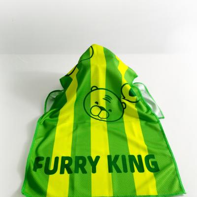 China Hot selling green safe for match campaign kids and sports yellow towel for sale