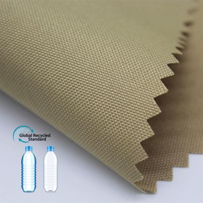 China New Design Global Wholesale 300D Oxford Breathable 100% Recycled Polyester Bottle Bag Recycle Pet Fabric for sale