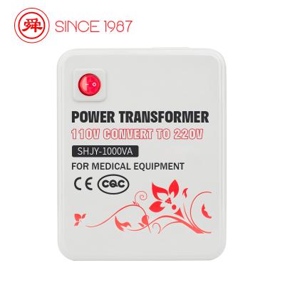 China convert 110v 220v to shunhong 1000w step up transformer 110v 220v to 50/60Hz high quality cheap price convert 220 single phase 110 1kva transformer for sale