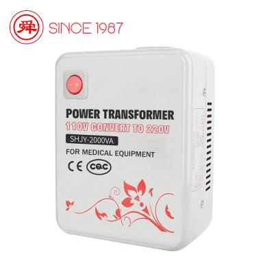 China Shunhong Power 2000w Step Up Transformer 110v To 220 Voltage 2000va Single Phase 220v 2kva 2kw Convert 110 Professional Toroidal Power for sale