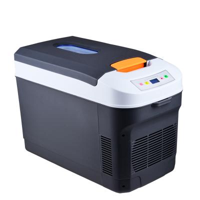 China 22L 12V Custom Portable Plastic Ice Cooling Mini Electric Car Cooler Box for sale