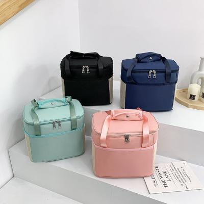 China New Arrival Big Double Waterproof Badu Decker Durable Thermal Lunch Carry Tote Bag Insulated Lunch Bag For Women Work Picnic Hike for sale