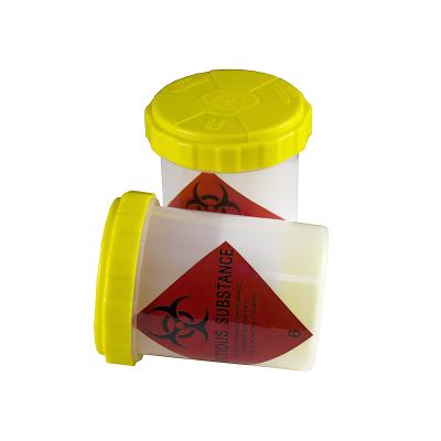 China Medium 95kpa Hospital Lab Safe Specimen Canisters For Biological Substances for sale