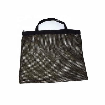 China Durable Super Power Zipper Lightweight Fly Fishing Mesh Bass Bag/Tote Bag for sale