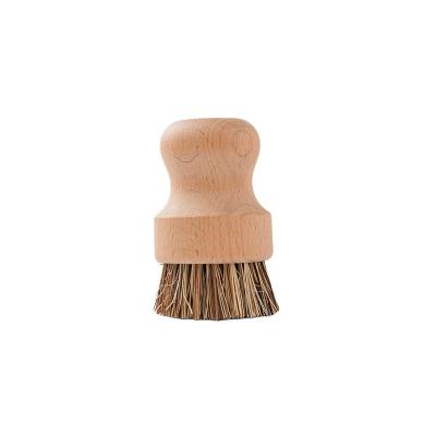 China Brush Dish Brush Bamboo With Coconut Stiffens Kitchen Pot Brush Cleaning Bamboo Handle For Scrub for sale