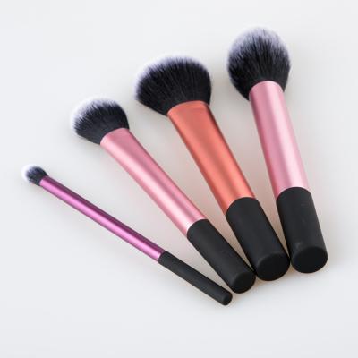 China Angular Blush New Arrive 4pcs Makeup Brush Set Cosmetics Foundation Blending Blush Makeup Tool for sale