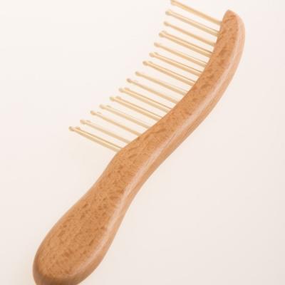 China Home Wooden Comb For Hair Wide Tooth Wooden Comb For Women Custom Logo Natural for sale