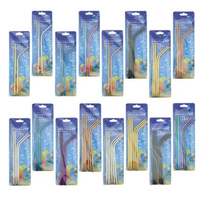 China Hot Selling Eco Sustainable High Quality Paper Straw Drinking Straws Colorful 304 Stainless Steel Straw for sale