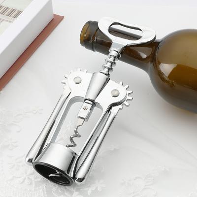 China Modern All-in-one Zinc Alloy Bottle Opener Wing Corkscrew Wine Opener for sale