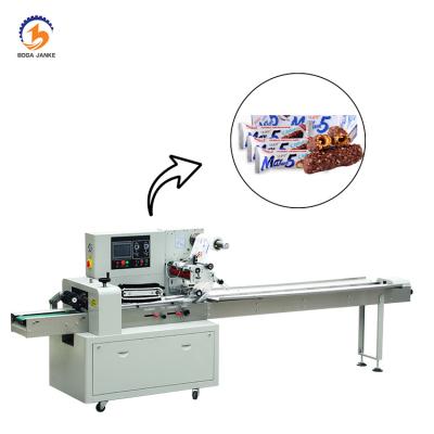 China Automatic Food China Manufacturer Chocolate Packing Machine , Horizontal Chocolate Flow Packing Machine for sale