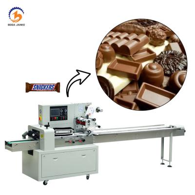 China 2022 Latest Design Food Packing Machine Chocolate , Square Chocolate Tablets Packing Machine for sale