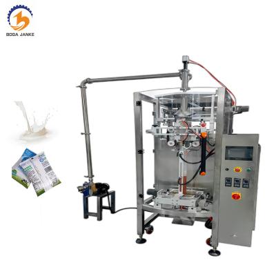 China Automatic Packed Food Milk Packing Machine 100ml 200ml 500ml Liquid Packaging Machine for sale