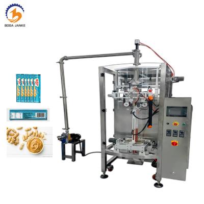 China Automatic food peanut butter packing machine 100ml 200ml 500ml peanut butter in small bags packaging machine for sale