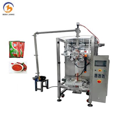 China Automatic food chili sauce packing machine 5ml 10ml 20ml chili sauce in small bag packaging machine for sale