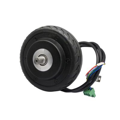 China ZLTECH ROHS 5 4096 Drip-Proof 24V 150W 3.2N.m Thumb Wire Encoder DC 60kg Brushless Load Wheel Hub Electric Servo Motor For Cleaning Robot for sale