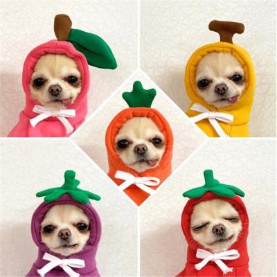 China Fruit Viable Funny Winter Warm Dog Clothes With Hoodie for sale