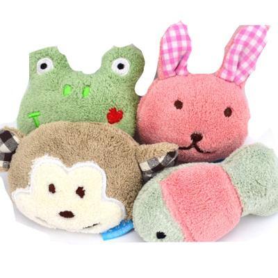 China Viable Naughty Cartoon Plush Chew Dog Animal Squeaky Toy for sale