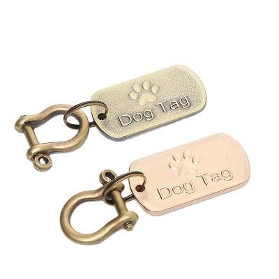 China Wholesale Cheap Padded Metal Stainless Steel Blank Custom Dog ID for sale