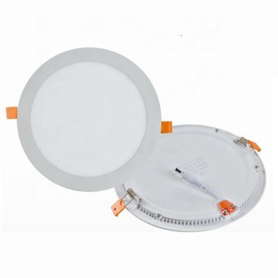 China Residential 6w 12w 18w 24w 30w Patent Design Recessed Or Surface Mounted Round 18w Led Panel Light for sale