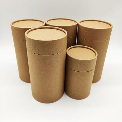 China Biodegradable Cheap Custom Tea Canister Mailing Tubes Coffee Packaging Paper Tube for sale