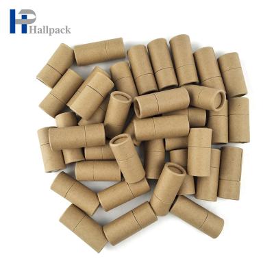 China Eco Friendly Biodegradable Kraft Cardboard Lift Up Paper Tube For Lip Balm for sale