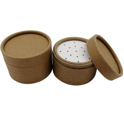 China Custom Cheap Biodegradable Hot Selling Deodorant Stick Cardboard Kraft Paper Cardboard Paper Tube With Strainer for sale