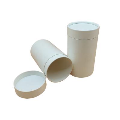 China Biodegradable Original Packaging Tube White Paper Biodegradable Cardboard Tubes for sale