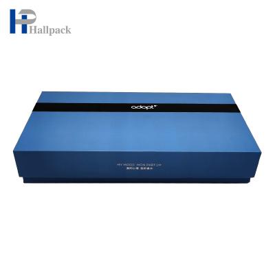 China Handmade Eco Friendly Paper Boxes Blue Eyelash Food Packaging Paper Box for sale